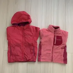 mont-bell モンベル　フリース　リバーシブルジャケット　110サイズ