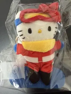 ハローキティ FCバルセロナ サッカーユニフォーム ぬいぐるみ OFFICIAL