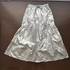 Jouetieメタリックシルバー ロングスカート Mサイズのサムネイル