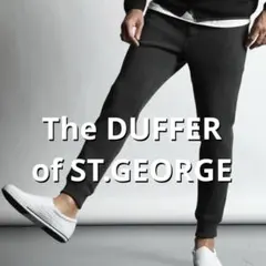 ザダファーオブセントジョージ　ヘリンボーン ダンボールニット ジョガーパンツ