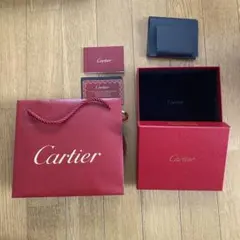 空箱　カルティエ　Cartier 紙袋と空箱セット