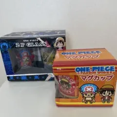 ONE PIECE マグカップ & 2Pグラス セット