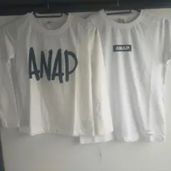 ANAP アナップ キッズ Tシャツ ロングTシャツ セット 130