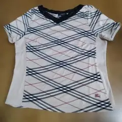 BURBERRY LONDON ノバチェック 半袖Tシャツ レースネックのサムネイル