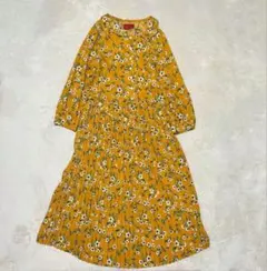 somari ソマリ マキシ丈ドッキングワンピース プリーツ 花柄のサムネイル