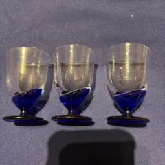 ぐい呑みガラス3個セット