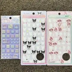 正規品　ボンボンドロップシール　ミニ　タイルシール　メロクロ