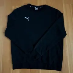 PUMA プーマ　メンズ　スウェット　トレーナー ロゴ刺繍　黒　XXL