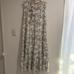 UNIQLO✖️PAUL & JOE 花柄ノースリーブロングワンピース S