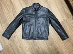 HORN WORKS ブラック シングルレザージャケット L