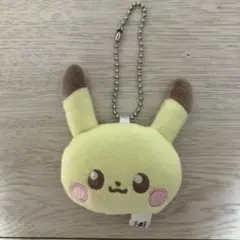 新品　ポケピース　ピカチュウ ボールチェーン付キーホルダー