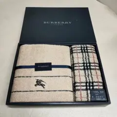 BURBERRY フェイスタオル チェック バスタオル セット
