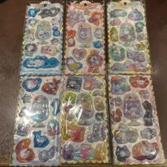 キラキラウォーターinシール 6枚セット