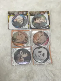 呪術廻戦 名場面缶バッジ 4点セット 五条悟 コレクション缶バッジ 呪術廻戦 コレクション缶バッジ 3弾 五条悟 夏油傑