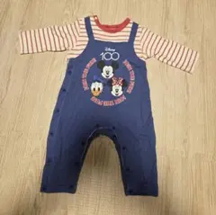 バースデイ　Disney ミッキー オーバーオール 70cm