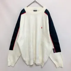古着【ポロスポーツ　ラルフローレン】　メンズセーター　ニット　ウール混