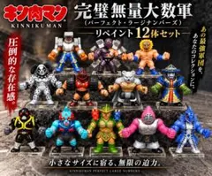 キン肉マン キンケシ 完璧・無量大数軍 12体セット リペイント 完璧超人始祖編