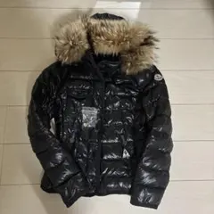 MONCLER モンクレールARMOISE アルモワーズ 黒ファーダウン　Y2K