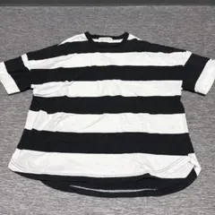 Chaco closet ボーダー Tシャツ ブラック ホワイト F