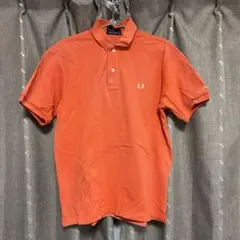 FRED PERRY オレンジ ポロシャツ Mサイズ
