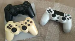 SONY DualShock 4 ワイヤレスコントローラー ホワイト ジャンク品