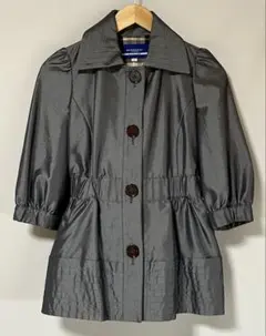 【美品】バーバリー　ブルーレーベル　ジャケット　グレー　38