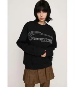 SLY LOGO STITCH SW TOPS ロゴ ステッチ スウェット