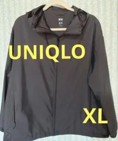 UNIQLO ポケッタブルUVカットパーカー レディース　XL ブラック