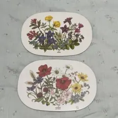 花柄デザインのプレート