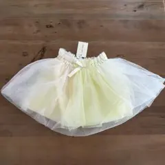 センスオブワンダー　バイカラーチュールスカート　baby 80~90cm