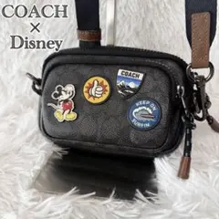【限定】コーチ ディズニー コラボ ペイサー コンバーチブル ダブル ポーチ