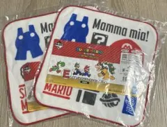 マリオ一番くじ　E賞　ハンカチ２枚セット