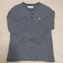 Abercrombie & Fitch ヘンリーネック長袖Tシャツ