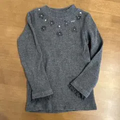 mezzo piano グレー 長袖 トップス 110cm