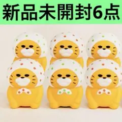 【新品未開封】ノラネコぐんだん貯金箱ちょきんばこ　ほっかむりver. 6点セットのサムネイル