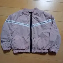 バイラビット　リバーシブル　アウター　ジャンパー　120　ピンク　ボア