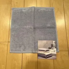 ★伊織 日本製 薄紫色 ウォッシュタオル 約34cm x 34cm★