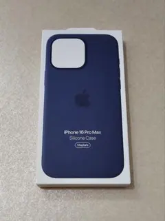 【純正】新品 iPhone 16 Pro Maxシリコンケース デニム