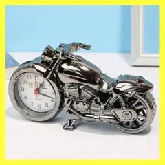 【再入荷】　置き時計　バイク　ブラック　目覚まし時計　アンティーク　レトロ　③