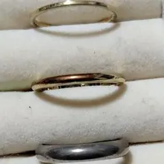 2〜4号 ピンキーリング 指輪 3点セット