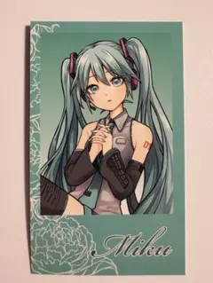 初音ミク　チェキ風イラストカード