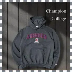 5264/チャンピオン アリゾナ大学 カレッジ刺繍ロゴ パーカープルオーバーM