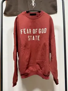 FEAR OF GOD ESSENTIALS スローガン スウェットシャツ