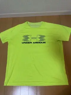 UNDER ARMOUR 蛍光イエロー Tシャツ XXL