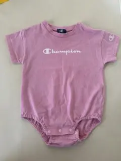 Champion ピンクロンパース 80