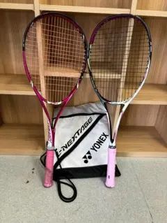 Yonex テニスラケット 2本セット i-NEXTAGE 50S cherry