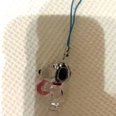 スヌーピー クリスタル ミスドコラボ　ストラップ
