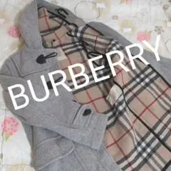 ah40. BURBERRY LONDON　ダッフルコート グレー