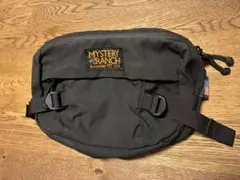 【美品】ミステリーランチ ヒップモンキーUSA製 刺繍ロゴ ブラック 希少 】ミステリーランチ ヒップモンキー USA ブラック 刺繍ロゴ 刺繍