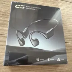 新品 C3 骨伝導イヤホン Bluetooth イヤホン ブラックのサムネイル
